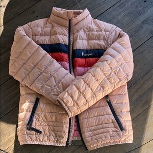 Cotopaxi Blush Quilted Jacket with Colorblock Accents
